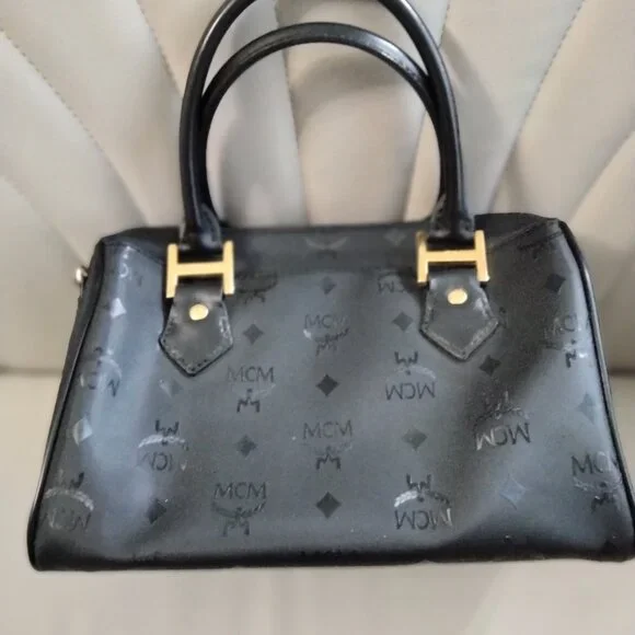 MCM Black Boston Bag - Picture 2 of 9